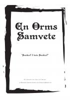 Forside til En orms samvete