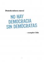 Forside til Democratize – the Chilean Example