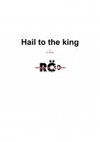 Front page for Hail to the king