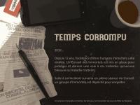 Forside til Temps corrompu