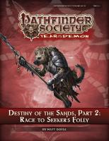 Omslag till Destiny of the Sands--Part 2: Race to Seeker's Folly