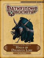 Forside til Glories of the Past—Part I: Halls of Dwarven Lore