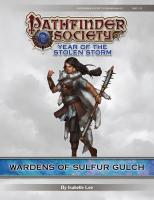 Vorderseite für Wardens of Sulfur Gulch