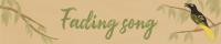 Forside til Fading Song