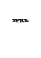 Front page for Spice