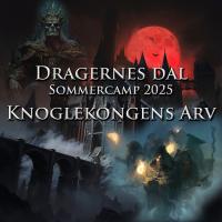 Vorderseite für Dragernes Dal - Sommercamp 2025 - Knoglekongens Arv