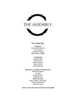 Front page for The Assembly