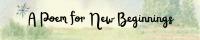 Forside til A Poem for New Beginnings
