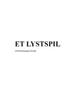 Front page for Et lystspil