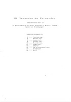 Forside til El Venganza de Fernandez