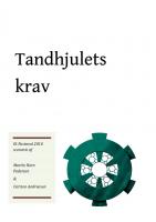 Front page for Tandhjulets krav