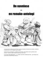 Forside til De navnløse - en remake-antologi