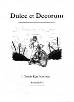 Omslag till Dulce et Decorum