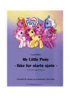 Forside til My Little Pony – Ikke for starte sjæle