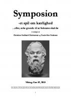 Forside til Symposion - et spil om kærlighed