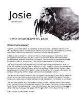 Forside til Josie