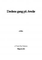 Forside til Dødens gang på Avedø