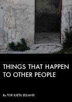 Forside til Things That Happen to Other People