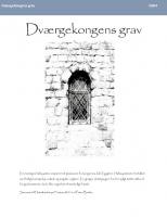 Forside til Hinterlandet: Gravkammeret i dværgenes dal