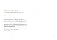 Front page for The Tournament