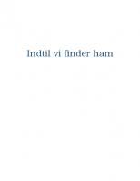 Forside til Indtil vi finder ham