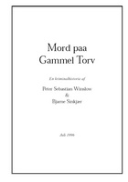 Forside til Mord paa Gammel Torv