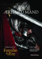 Forside til En ærefuld mand