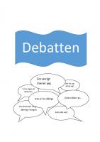 Forside til Debatten