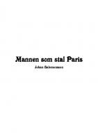Forside til Mannen som stal Paris
