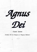 Forside til Agnus Dei - Guds Lamm