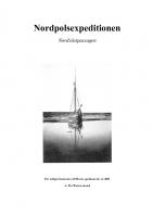 Front page for Nordpolsexpeditionen 1999
