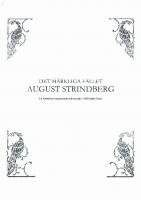 Front page for Det märkliga fallet August Strindberg