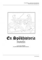 Forside til En spökhistoria