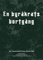 Forside til En Byråkrats Bortgång