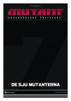 Forside til De sju mutanterna