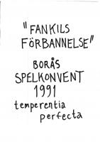 Front page for Fankils förbannelse