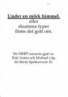 Front page for Under en mörk himmel