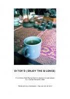 Forside til Ditch'd (Enjoy the Silence)
