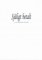 Forside til Själigt betalt