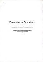 Forside til Den vilsna ondskan