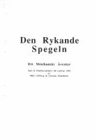 Forside til Den rykande spegeln
