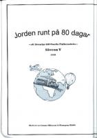 Vorderseite für Jorden runt på 80 dagar