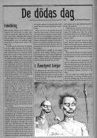 Front page for De dödas dag