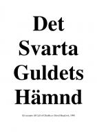 Forside til Det Svarta Guldets Hämnd