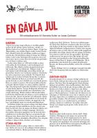 Forside til En Gävla Jul