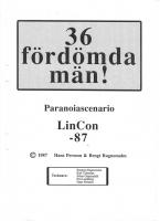 Front page for 36 fördömda män