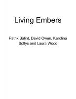 Omslag till Living Embers